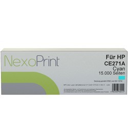 NexoPrint Tonerkartusche Cyan f&#252;r HP CE271A (650A) 