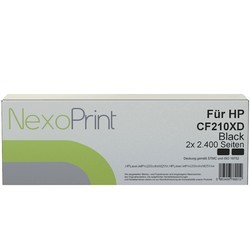 NexoPrint Toner Doppelpack f&#252;r HP 131X / CF210XD 