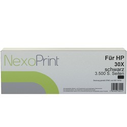 NexoPrint NexoPrint Tonerkartusche schwarz f&#252;r HP 30X 