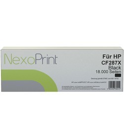 NexoPrint Tonerkartusche schwarz hohe Kapazit&#228;t f&#252;r HP 87X / CF287X 