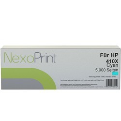 NexoPrint Tonerkartusche cyan f&#252;r HP 410X / CF411X 