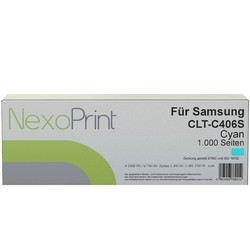 NexoPrint Toner Cyan f&#252;r Samsung CLT-C406S (ST984A) 