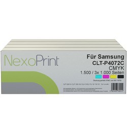 NexoPrint Rainbow-Kit 4 Farben f&#252;r Samsung CLT-P4072C (SU382A) 