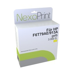 NexoPrint Tintenpatrone gelb f&#252;r HP 913A 