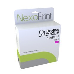 NexoPrint Tintenpatrone XL magenta f&#252;r Brother LC3219XL 