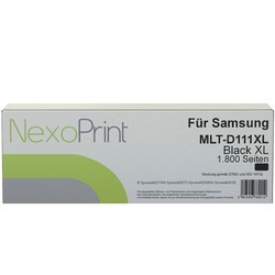 NexoPrint Toner schwarz f&#252;r Samsung MLT-D111 XL mit hoher Kapazit&#228;t 