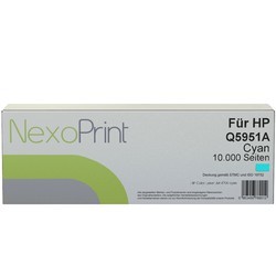 NexoPrint Tonerkartusche cyan f&#252;r HP Q5951A (643A) 