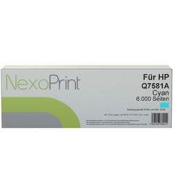 NexoPrint Tonerkartusche cyan f&#252;r HP Q7581A (503A 