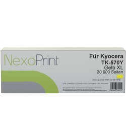 NexoPrint XXL Toner yellow f&#252;r Kyocera TK-570Y 