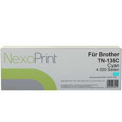 NexoPrint Tonerkartusche Cyan f&#252;r Brother TN-135C 