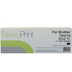 NexoPrint XL Tonerkartusche schwarz f&#252;r Brother TN3170 