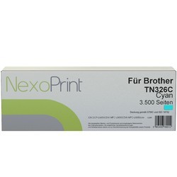 NexoPrint Toner cyan f&#252;r Brother TN326C 