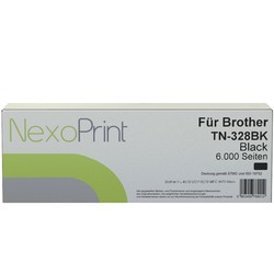 NexoPrint Toner Schwarz f&#252;r Brother TN328BK 