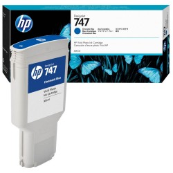 HP HP 747 (P2V85A) chromatisches blau Tintenpatrone <span class="itemid">P2V85A</span>