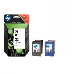 HP Kombipack HP 21+22 (1x schwarz+1x farbig) <span class="itemid">SD367AE</span>