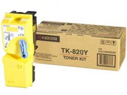 Kyocera TK-820Y Toner gelb <span class="itemid">TK-820Y</span>